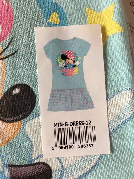 Dievčenské šaty, zn.disney/minnie mouse., disney,98 / 104 / 110 / 122