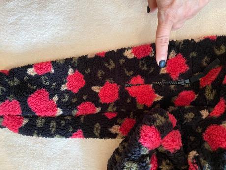 Crop teddy mikina veľkosť s, s