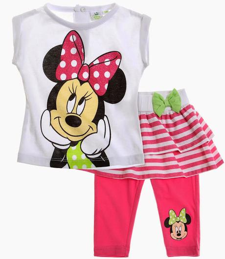 Minnie mouse súprava tričko a kraťasky, disney,68 / 80 / 86 / 92