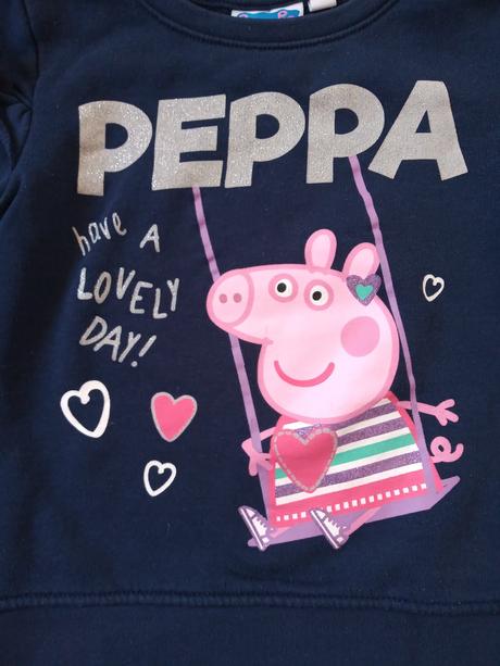 Mikina peppa pig s volánmi, f&f,110