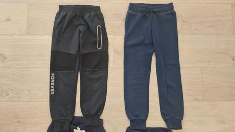 4x tepláky veľkosť 128, 7 az 8 rokov, h&m,128