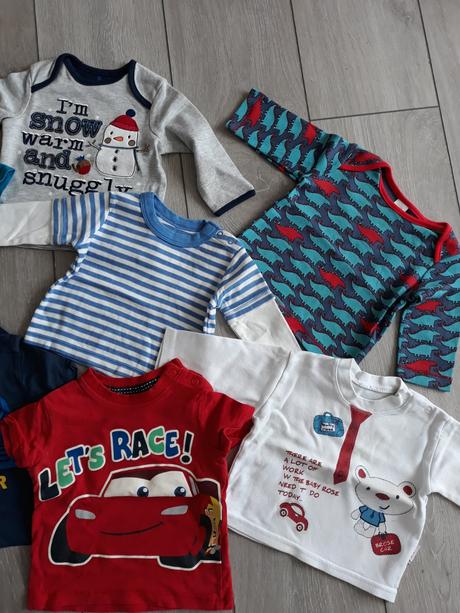 12 kusov triciek 62-68, 68–80