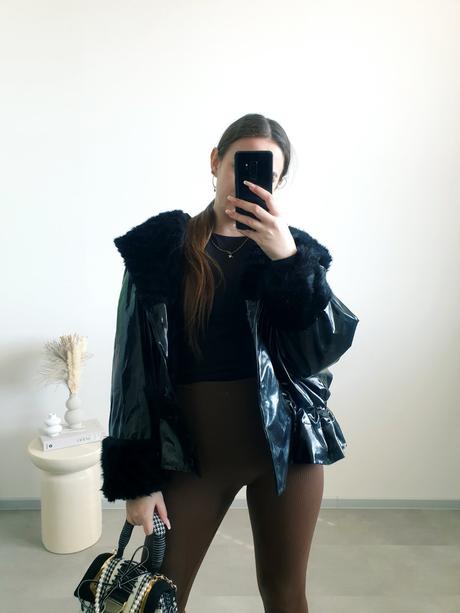 Extravagantná bunda s/m, s