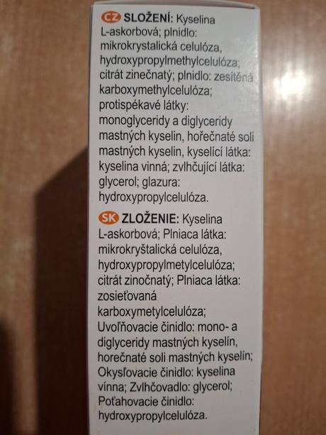Vitamín c a zinok,