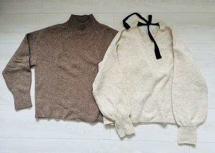 Dva teple pulovre, stradivarius,s