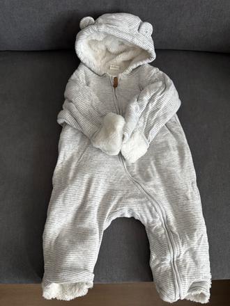 Hm overal macko + ciapocka, h&m,68
