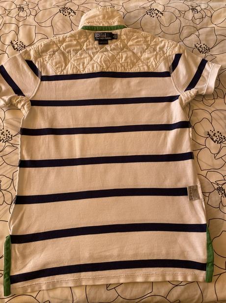 Bavlnené pásikové tričko polo ralph lauren v. m, ralph lauren,m