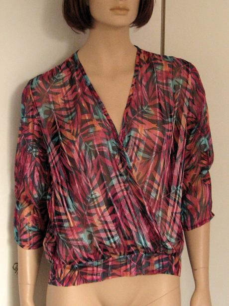 Farebná priesvitná blúzka, m