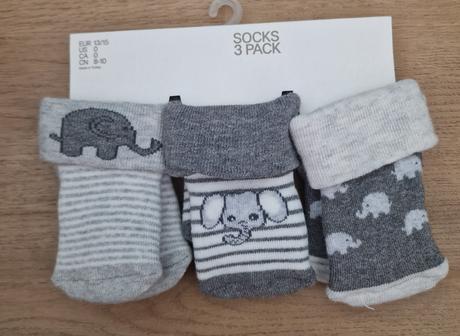 Ponožtičky h&m 3-pack, veľ. 13-15, h&m,56