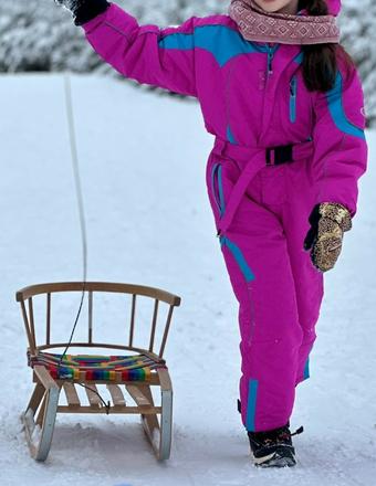 Zimný overal pre dievča, 122