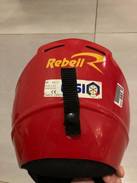 Detská lyžiarska prilba rebell, s