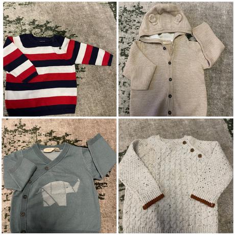 4ks svetre velkost 74, 74