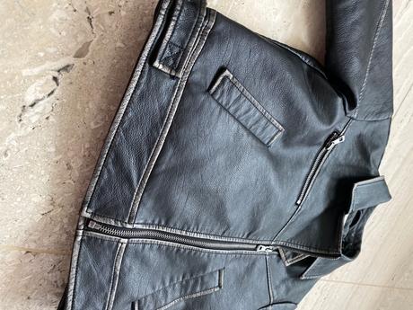 Dievčenská koženková bunda, zara,128