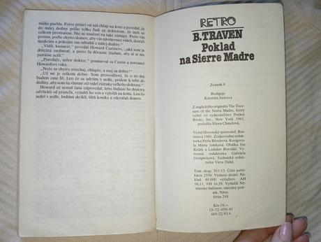 B. traven - poklad na sierra madre, 
