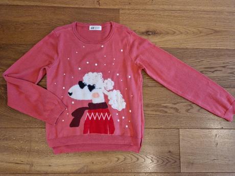 Pulover s vianocnym motivom 134 140 h&m, h&m,134
