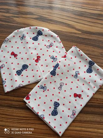 Set čiapky a nákrčníka, 46