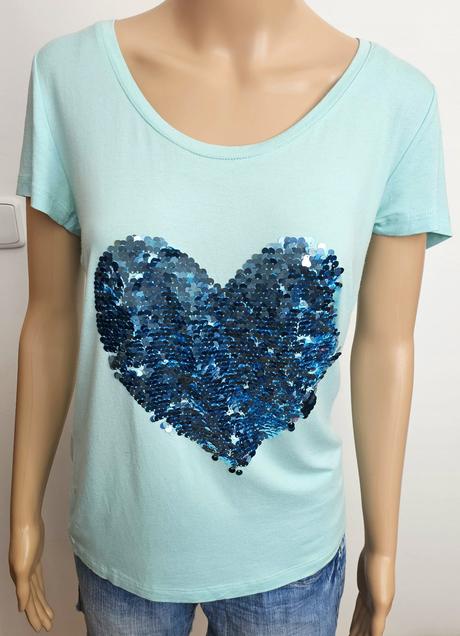 Tričko so srdiečkom, bonprix,m