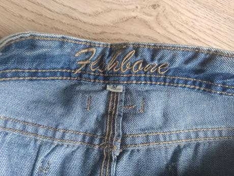 Riflová minisukňa fishbone veľ. m, fishbone,m