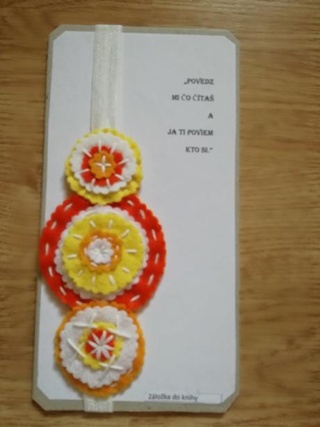 Záložka do knihy s citátom,