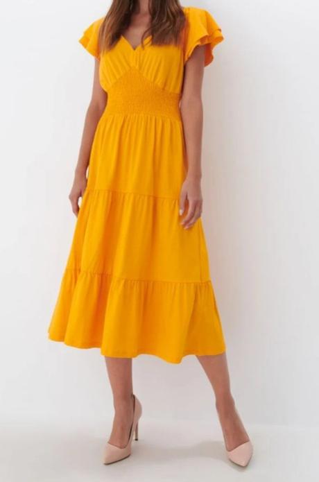 Oranžové šaty mohito, mohito,l