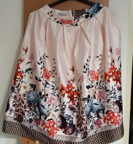 Nádherná elegantná satenova sukna, l