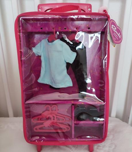 Kufrík veľký pre bábiku s doplnkami nový zabalený, 