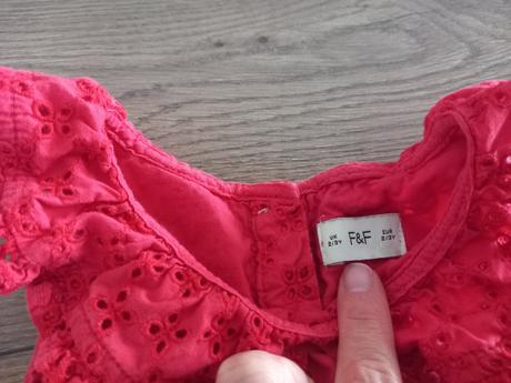 Šaty bez rukávov veľ.24-36mes. zn.f&f, f&f,98