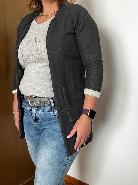 Wox kardigan sivý / prechodný kabátik / veľ. m, m