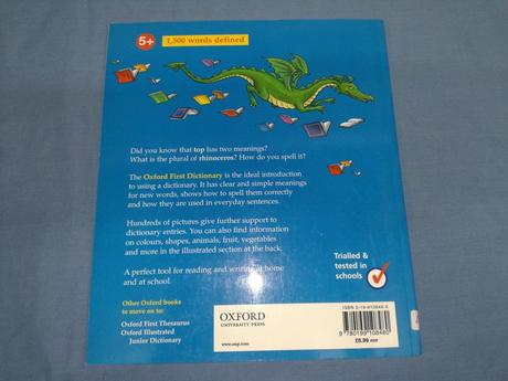Oxford first dictionary, 