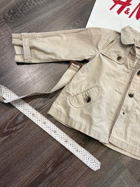 H&m dievcensky trenčkot na 5-6 rokov, h&m,110