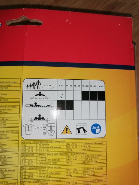 Koleso na plávanie pre najmenších, 