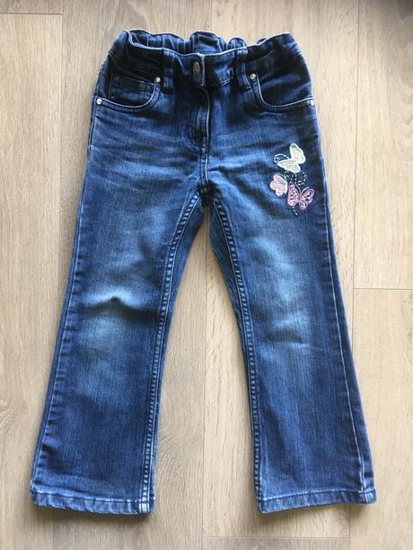 Štýlové dievčenské rifle veľkosť 110cm, palomino,110