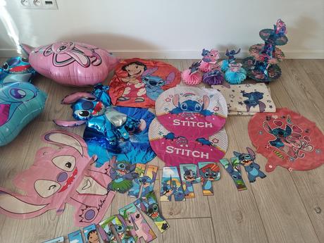 Stich narodeninova vyzdoba set balony,
