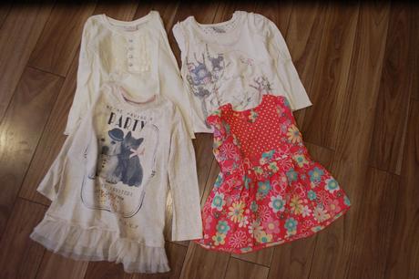 Tričká s dlhým rukávom 104 cm  3ks next, 1ks m&s, next,104