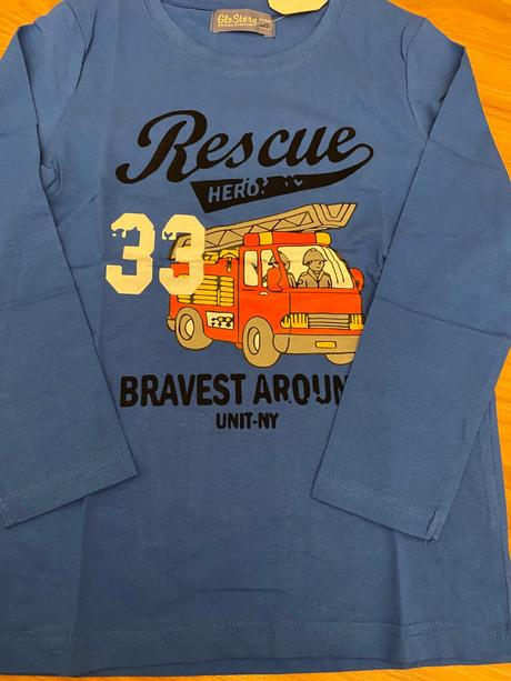 Tricko hasiči modré, glo-story,98 / 104 / 110 / 116 / 122