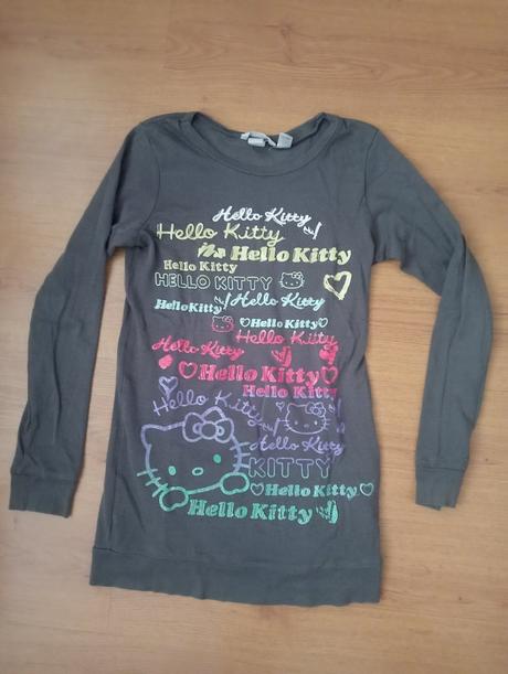 Tričko hello kitty, h&m,158