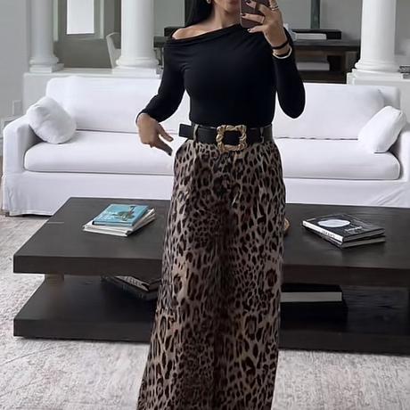 Zara leopardie nohavice, zara,m