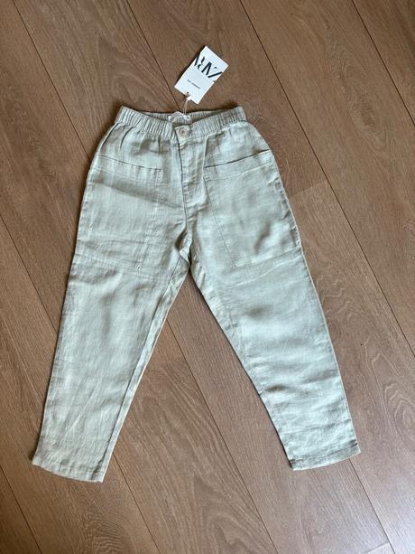 Lanove nohavice, zara,116