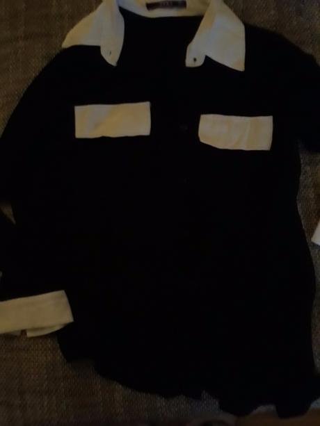 Cierno biela bluzka , l