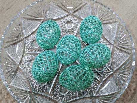 Háčkované vajíčka - a20,