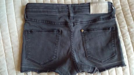 Riflové šortky, denim,140