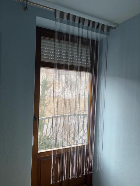 Vzorkovaná šnúrková záclona, 