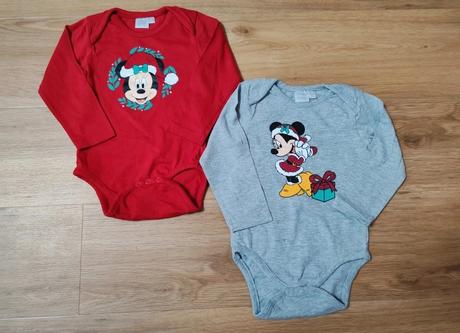 Vianocne body minnie 74/80, disney,80