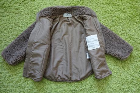 Bunda plyšová, h&m,98
