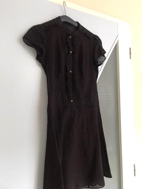 Tenké letné bodkované šaty, xs