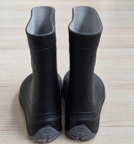 Detské gumáky pudds - black 29 ch003, be lenka,29