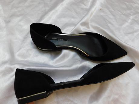 Zara basic trendy elegantne lodičky/balerinky, zara,36