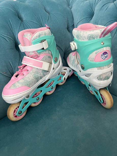 Detské nastaviteľné korčule v. 33-37, 33
