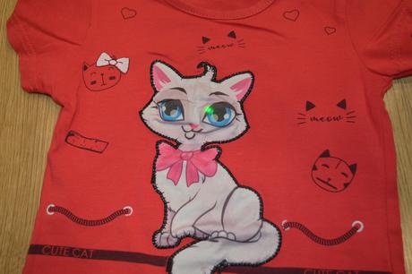 Tričko - mačka s blikajúcimi očami, 104