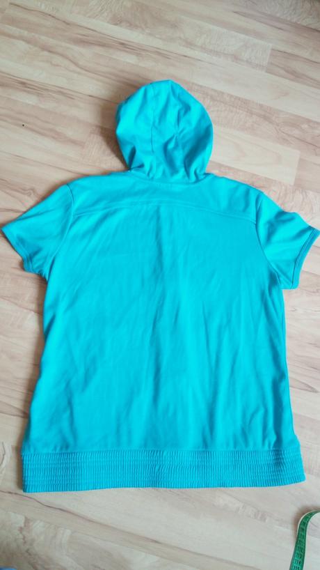 Mikina s kapucňou s krátkym rukávom - xl, xl